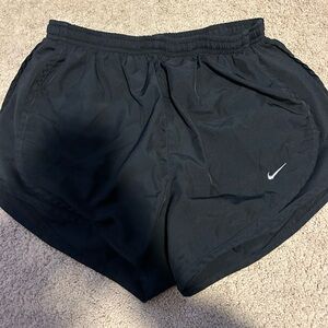 Black Nike athletic shorts